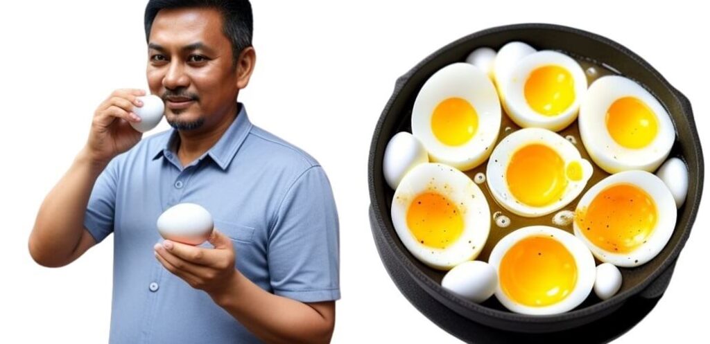 khasiat telur separuh masak untuk kuat lelaki